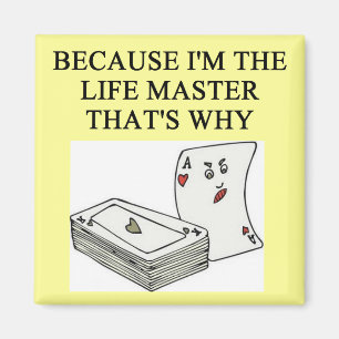 duplicate bridge expert joke magnet