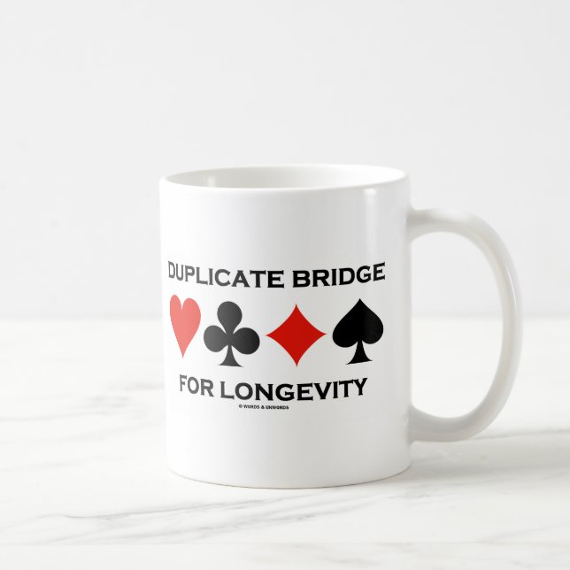 Duplicate Bridge For Longevity Coffee Mug (Right)