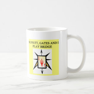 duplicate bridge game player coffee mug