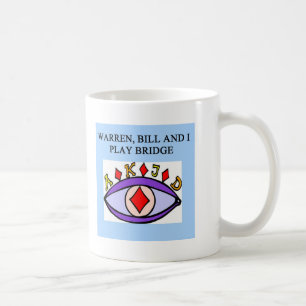 duplicate bridge game player coffee mug