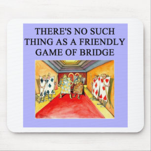 duplicate bridge game player mouse pad
