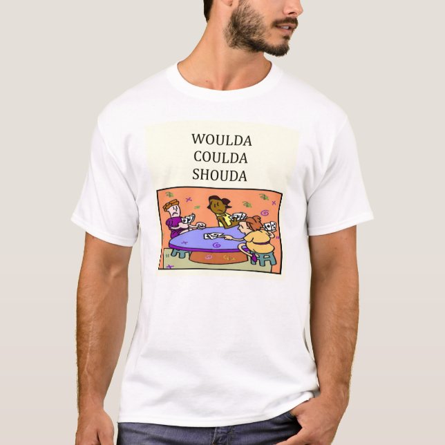 duplicate bridge game player T-Shirt (Front)