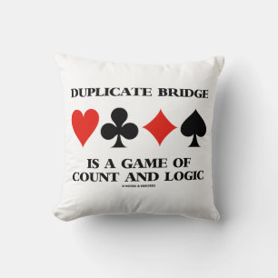 Duplicate Bridge Is A Game Of Count And Logic Cushion
