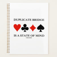 Duplicate Bridge Is A State Of Mind Card Suits