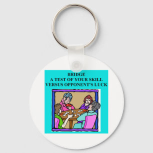 duplicate bridge player design key ring