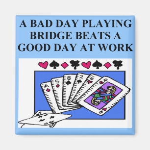duplicate bridge player design magnet
