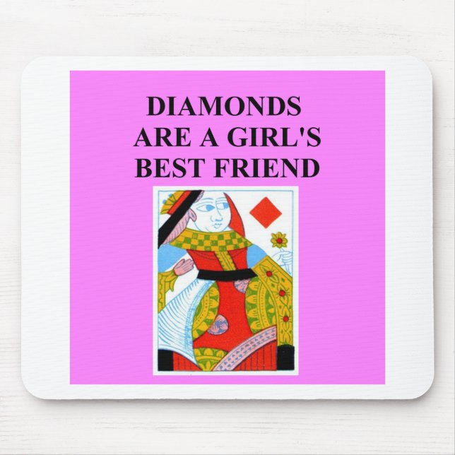 duplicate bridge player design mouse pad (Front)