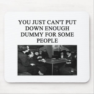 duplicate bridge player design mouse pad