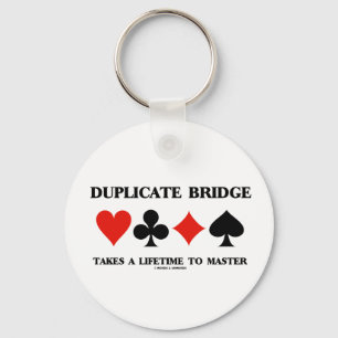 Duplicate Bridge Takes A Lifetime To Master Key Ring