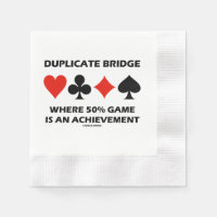 Duplicate Bridge Where 50% Game Is An Achievement