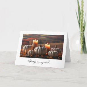 Duplicate greeting card autumn