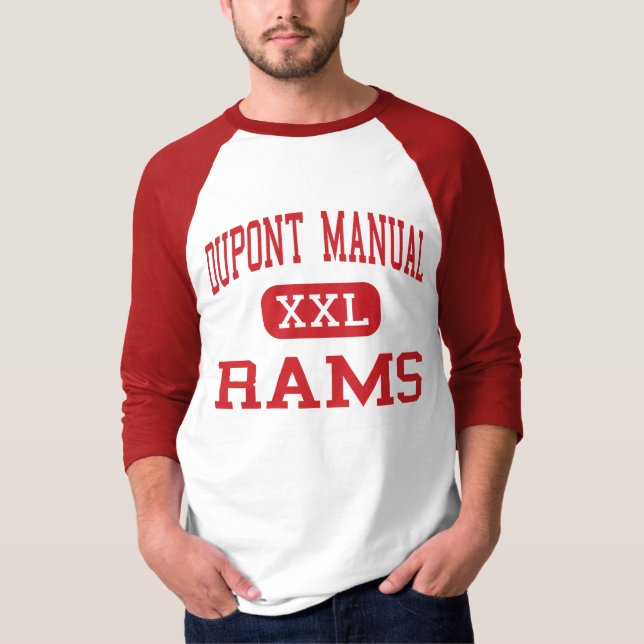 Dupont Manual - Rams - High - Louisville Kentucky T-Shirt (Front)