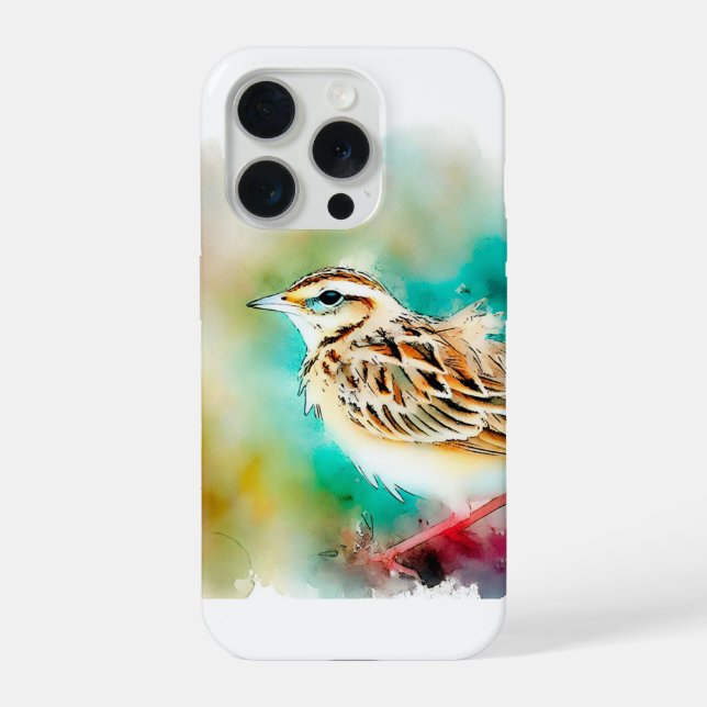 Duponts lark 131024AREF131 - Watercolor iPhone Case (Back)