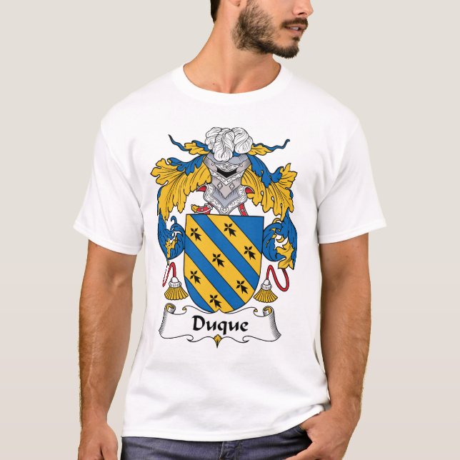 Duque Family Crest T-Shirt (Front)