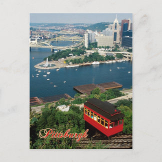 Duquesne Incline, Pittsburgh, Pennsylvania Postcard
