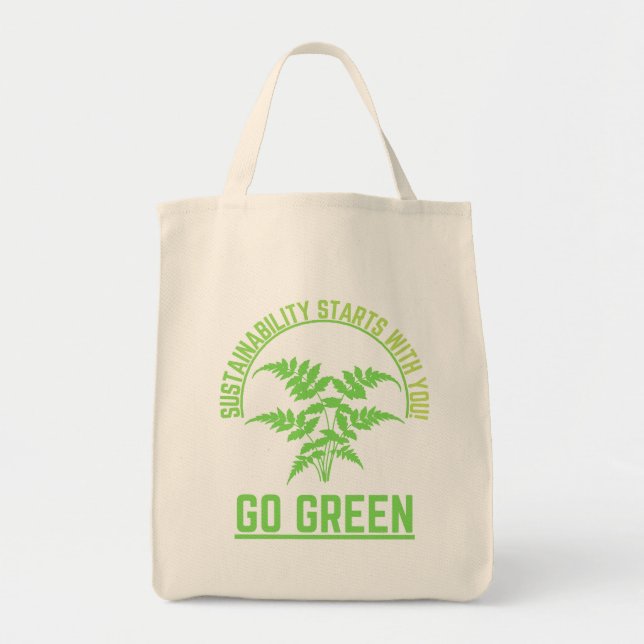 Durable Reusable Grocery Tote (Front)