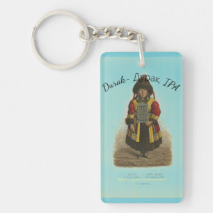 "Durak (Russian:) Дурак, IPA" Key Ring