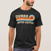 DURAN Surname Retro Vintage 80s 90s Birthday Reuni