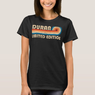 DURAN Surname Retro Vintage 80s 90s Birthday Reuni T-Shirt