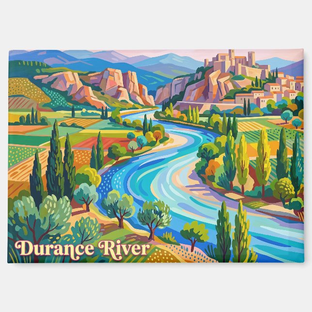 Durance River France Magnet (Front)