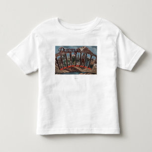 Durango, Colorado - Large Letter Scenes Toddler T-Shirt