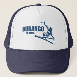 Durango Colorado Skier Trucker Hat