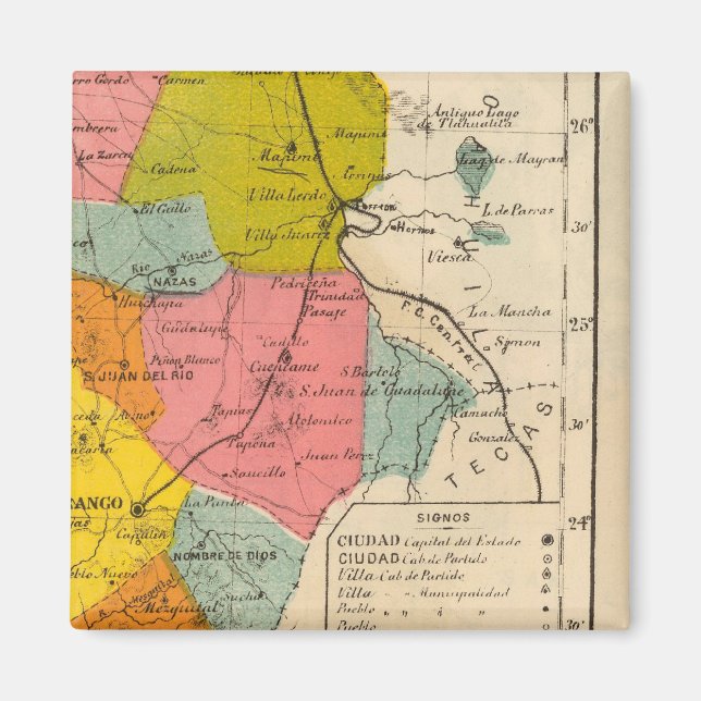 Durango, Mexico Magnet (Front)