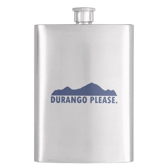 Durango Please Hip Flask (Front)