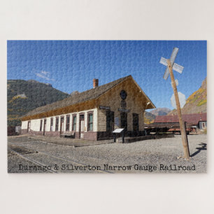 Durango & Silverton Narrow Gauge Railroad Station Jigsaw Puzzle