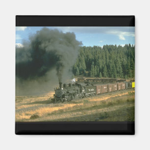 Durango & Silverton No. 480_Steam Trains Magnet