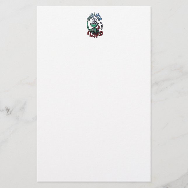 Durante Logo Letterhead Stationery (Front)