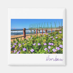 Durban Pier Ocean South Africa Magnet