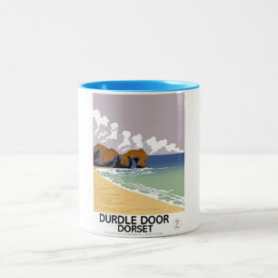 Durdle Door Dorset Two-Tone Coffee Mug