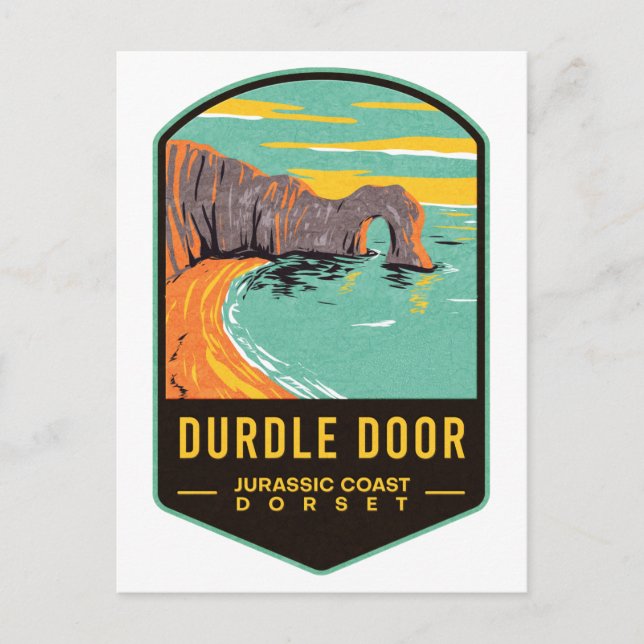 Durdle Door Jurassic Coast Dorset Postcard (Front)
