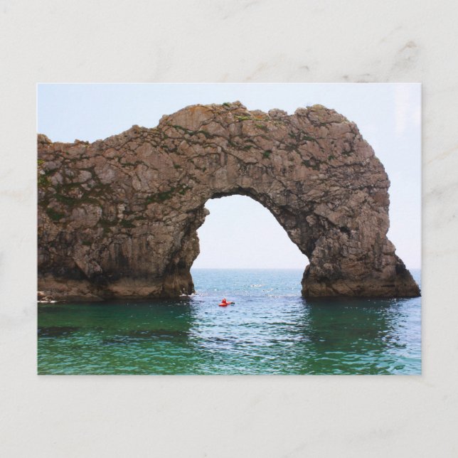 Durdle door sea, UK Postcard (Front)