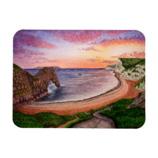 Durdle Door Sunset Magnet