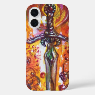 DURENDAL EPIC SWORD Red Yellow Fantasy iPhone 16 Case