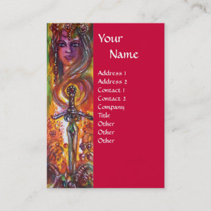 DURENDAL , ROMANTIC SWORD AND THE ANGEL BUSINESS CARD