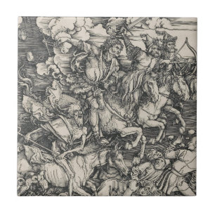 Durer Four Horsemen of the Apocalypse Ceramic Tile