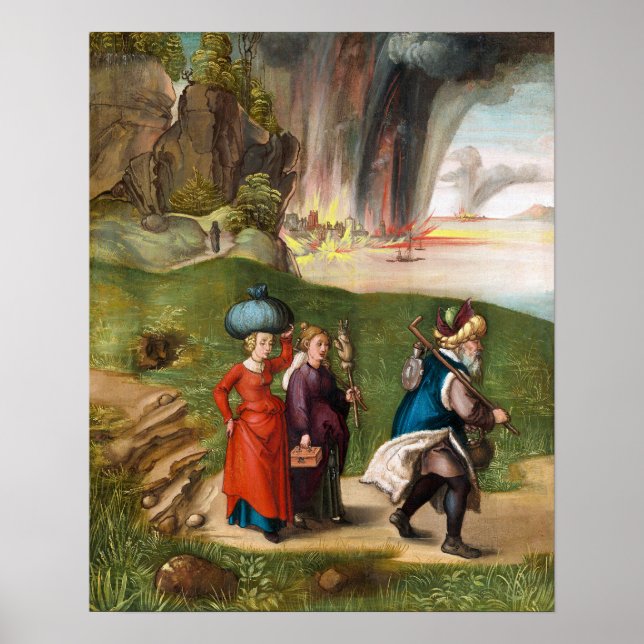 Dürer - Lot And His Daughters Poster (Front)