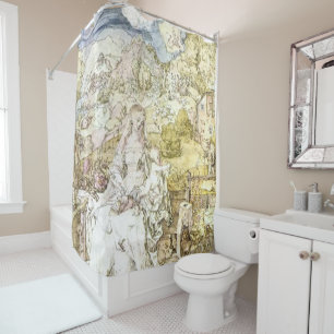 Durer Madonna with the Many Animals Shower Curtain