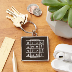 Durer Magic Square Math Nerd Key Ring