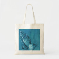Durer Praying Hands Tote Bag
