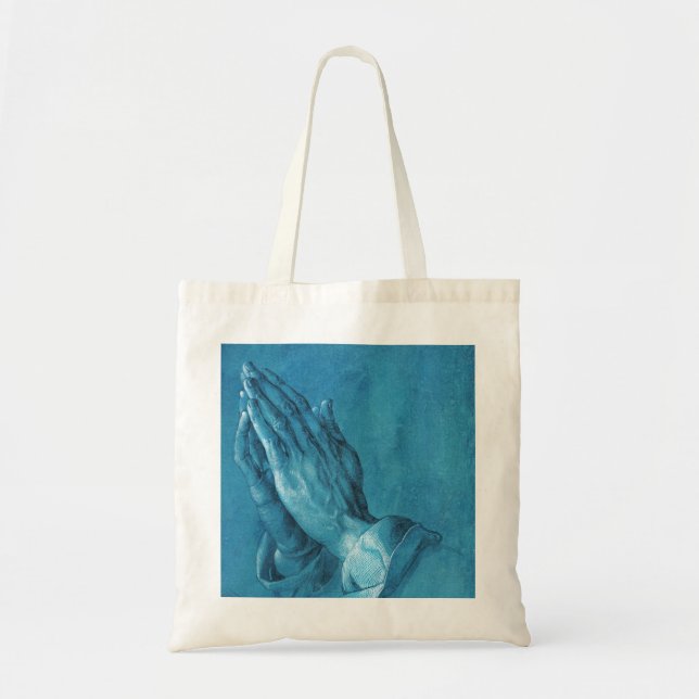Durer Praying Hands Tote Bag (Front)