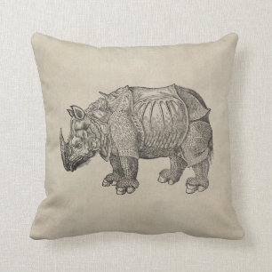 Durer Rhino Cushion