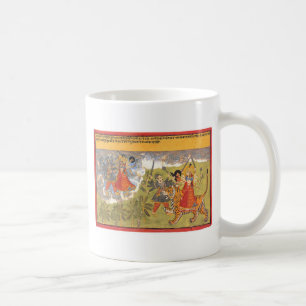 Durga fights the Daitya Raja Coffee Mug