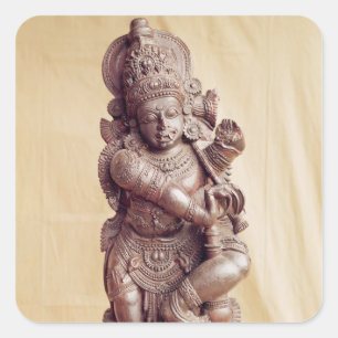 Durga, from Southern India Square Sticker