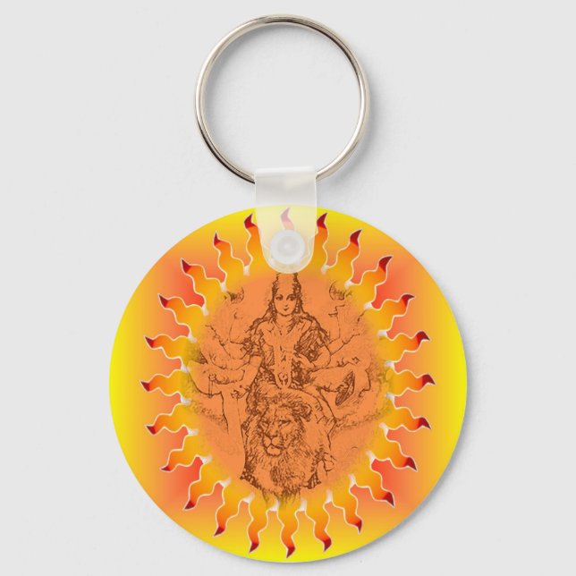 Durga Ma Keychain (Front)