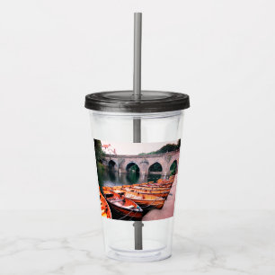 Durham boats acrylic tumbler