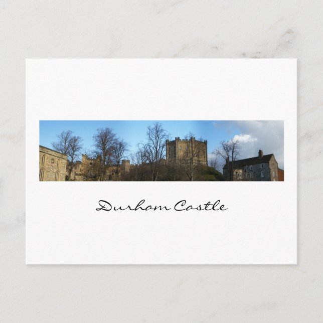Durham Castle Panorama Postcard (Front)